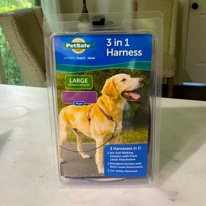 Large Dog Harness in Plum